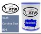 Preview: Saab, Carolina Blue, B08: 500ml Lackdose, von ATW Autoteile West.